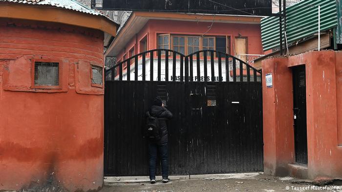 Indien das Press Klub in Srinagar wurde geschlossen