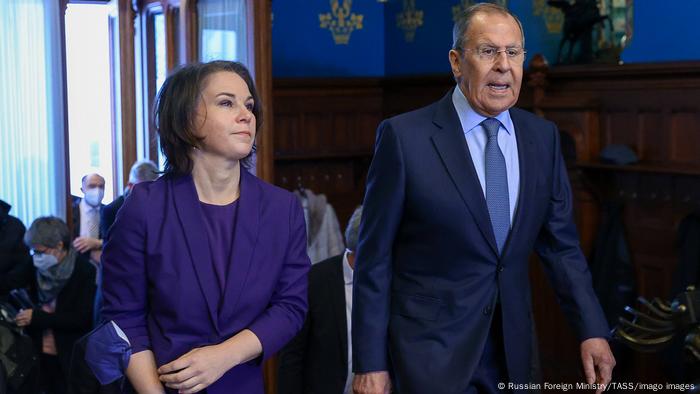 Russland Moskau | Außenministerin Annalena Baerbock trifft Sergej Lawrow 