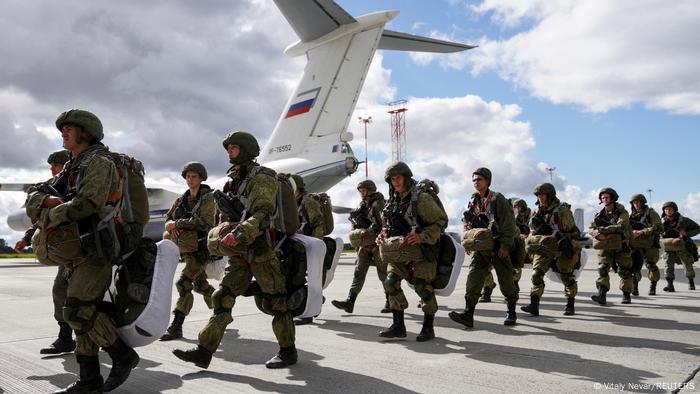 Руски военни по време на учение в областта Калининград