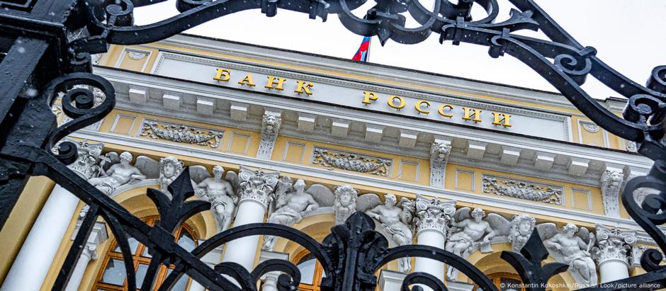 Sede do Banco Central russo em Moscou