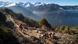 Bikers on a trial in Nepal's Langtang region with Himalayas in the background Bikers on a trial in Nepal's Langtang region with Himalayas in the background
