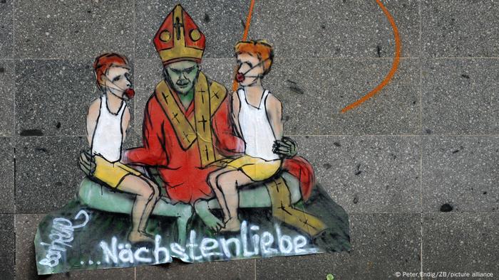 Pintada en una iglesia alemana
