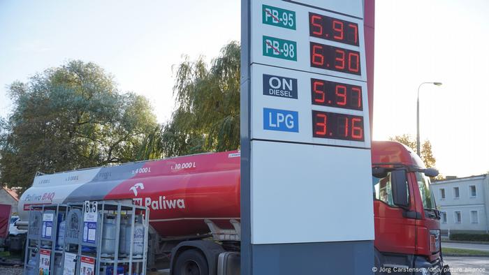 Fuel station in Poland