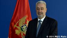 Prime Minister of Montenegro Zdravko Krivokapic.
Photo was taken from the government's official website
DW has all rights to use this pfoto for a website.