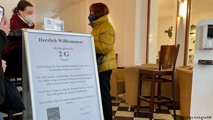 Göttingen Café Esprit Zutritt für Geimpfte und Genesene ohne Corona-Test 