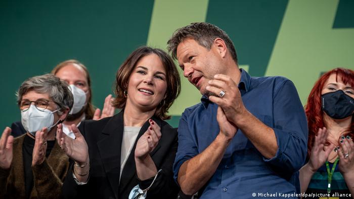 Green Party leaders Annalena Baerbock and Robert Habeck
