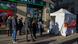 Personas haciendo fila para testearse de coronavirus en París. (14.01.2022). Personas haciendo fila para testearse de coronavirus en París. (14.01.2022).