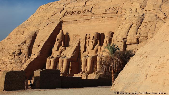 Der Tempel von Abu Simbel in Ägypten