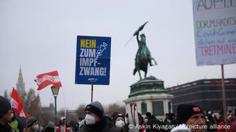 Austri, protesta kundër vaksinimit me detyrim, dhjetor 2021