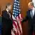 El secretario de Estado de Estados Unidos, Antony Blinken (izquierda en la foto) y el ministro ruso de Relaciones Exteriores, Serguei Lavrov en Suiza (21.01.2022)