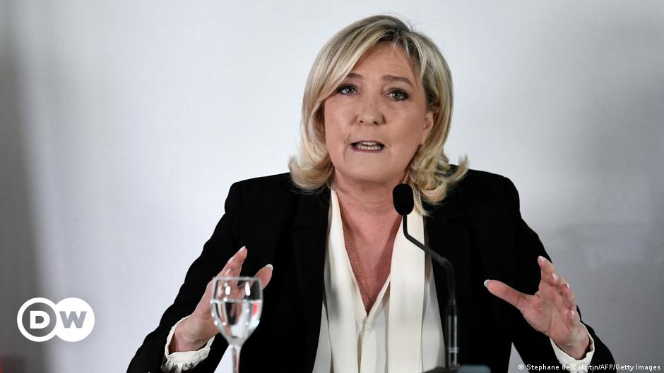 Le Pen promet de réduire de 25% la contribution de la France à l’UE  Courant européen  DW