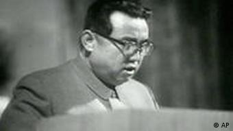 In this 1966 image made from file television footage, North Korea's Kim Il Sung delivers speech at North Korea's Congress of Workers' Party of Korea, in Pyongyang, North Korea. (AP Photo/APTN)