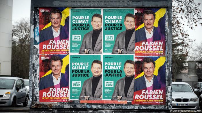 Frankreich Wahlplakate