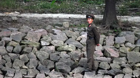 Nordkorea Nord Korea Soldat Flash-Galerie