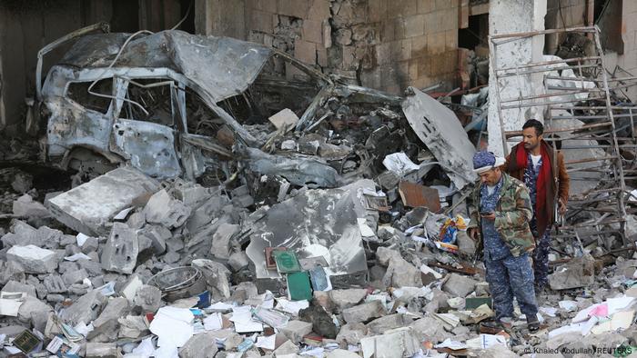 Jemen Nach Luftangriff auf Sanaa