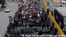 México intercepta a 5.688 migrantes de 40 países en tres días