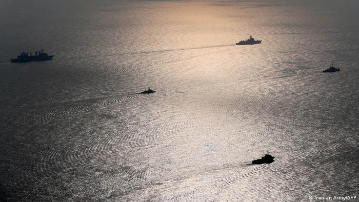 Joint manouvers by China, Russia and Iran in the Indian Ocean in January