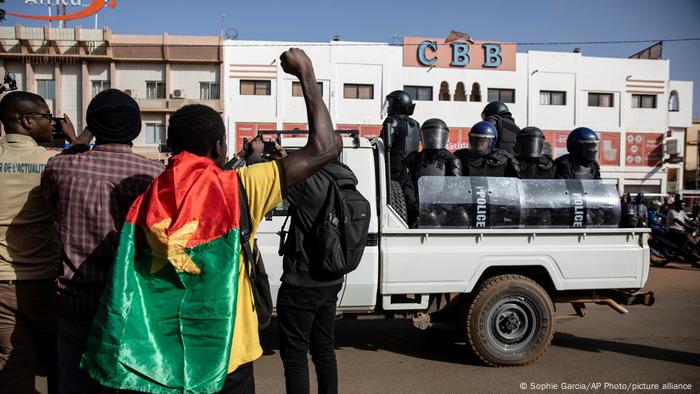 Protestas en Uagadugú, Burkina Faso. (22.01.2022).