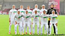 *** Bitte nur in Zusammenhang mit der Berichterstattung verwenden *** Iranische Frauen-Fußball-Nationalmannschaft beim Asien Cup 2022