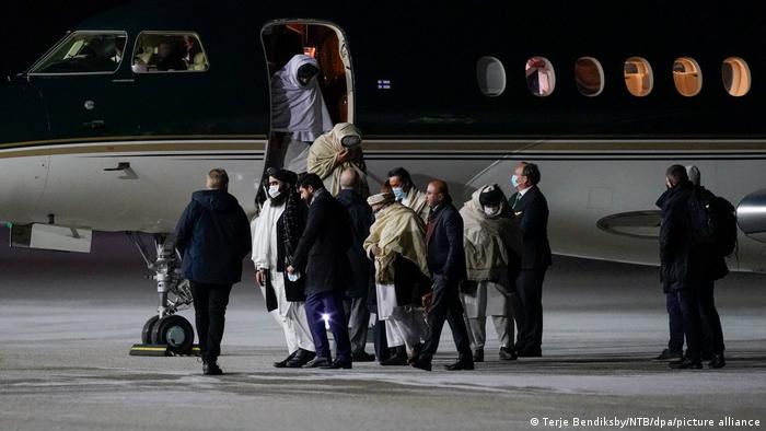 طالبان کا وفد ناروے کی حکومت کی طرف سے فراہم کردہ خصوصی طیارے کے ذریعہ ہفتے کے روز اوسلو پہنچا