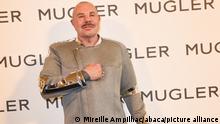 Manfred Thierry Mugler arriving at the 'Thierry Mugler: Couturissime' exhibition opening ceremony held at the Museum of Fine Arts in Paris, France on September 28, 2021. Photo by Mireille Ampilhac/ABACAPRESS.COM