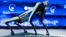 Иновация и за Германия: лабораторията за иновации към германската полиция представи т. нар. полицейско куче робот, разработено от Boston Dynamics
