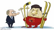 Moskau, 24.01.2022
Putin, Xi Jinping, Ukraine und die Olympischen Spiele