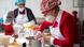 Two older women bake cakes in the kitchen of a startup in Munich on January 19, 2022 Two older women bake cakes in the kitchen of a startup in Munich on January 19, 2022