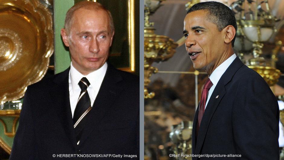 Vladimir Putin und Barack Obama 