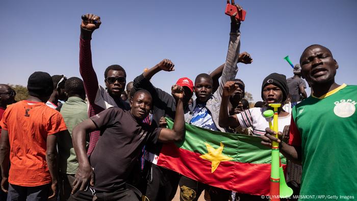 Protestas en Uagadugú. (24.01.2022).