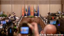 Bulgarien-Nordmazedonien: Gemeinsame Sitzung die Regierungen Nordmazedoniens und Bulgariens unter die Führung von Premierminister Dimitar Kovacevski und Kiril Petkov.
Sofia, 25.01.2022
