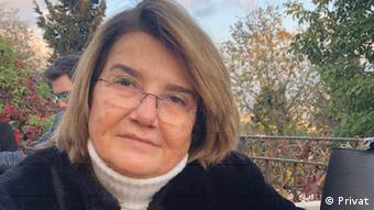 Türkei | Mutlu Haciosman, die Frau von ermordeten Artz in einem Krankenhaus in Ankara