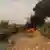 Photo shows the scene of a pipeline explosion at Isale Odo, in Egbeda, Lagos, Nigeria. December 24, 2021