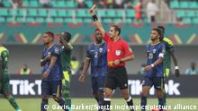 Fußball Africa Cup of Nations | Senegal vs Kap Verde | Rote Karte