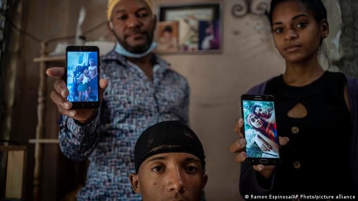 Emilio Román tiene tres hijos en encarcelados tras las protestas de 11J en Cuba. El menor, Emiyoslán, cumplió 18 años en prisión.