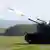 在德國一個射擊場，「獵豹」（Gepard）防空坦克正發射「毒刺」導彈（資料圖片）