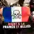 Plakat z napistem "Śmierć Francji i jej sojusznikom" 