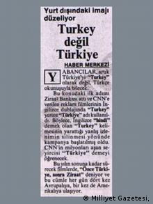 Türkei Zeitung Milliyet Gazetesi, 16.03.1991