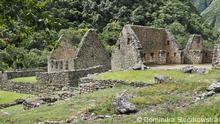 Archaeologists discover a hidden canal system on the ancient route to Machu Picchu#
A ceremonial sector at the Chachabamba site. Image 
