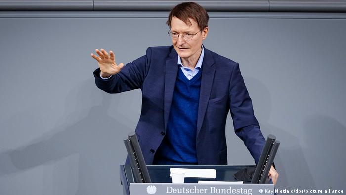 Karl Lauterbach im Bundestag 
