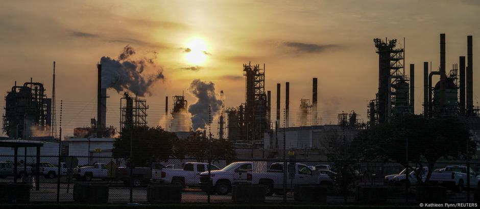 Refinaria da Exxon em Baton Rouge, no estado americano da Louisiana