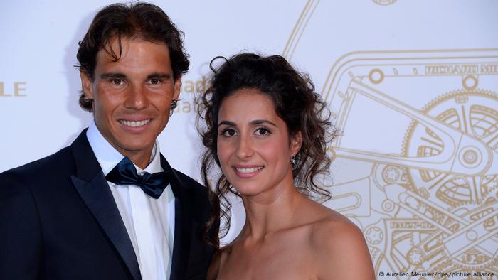 Rafael Nadal mit seiner Frau Maria Francisca Perello