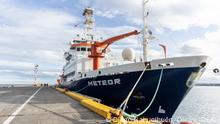 Deutsches Forschungsschiff Meteor in Südpatagonien