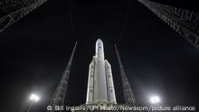 Arianespace's Ariane 5 rocket with NASA's James Webb Space Telescope onboard, is seen at the launch pad, on Thursday, December 23, 2021, at Europe's Spaceport, the Guiana Space Center in Kourou, French Guiana. The James Webb Space Telescope (sometimes called JWST or Webb) is a large infrared telescope with a 21.3 foot (6.5 meters) primary mirror. The observatory will study every phase of cosmic historyfrom within our solar system to the most distant observable galaxies in the early universe. NASA Photo by Bill Ingalls/UPI Photo via Newscom picture alliance 