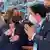 賴清德2022年赴宏都拉斯參加期總統的就職典禮時，「巧遇」美國副總統賀錦麗