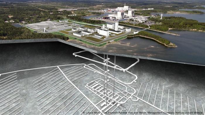 A design sketch of the repository for used nuclear fuel in Forsmark, Sweden