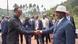 Grenze Ruanda - Uganda | Paul Kagame und Yoweri Museveni Grenze Ruanda - Uganda | Paul Kagame und Yoweri Museveni