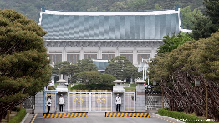 Südkorea Cheong Wa Dae Blaues Haus Präsidentenpalast