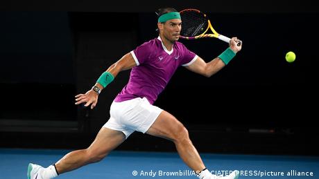 Australian Open Rafael Nadal beim Spiel