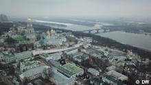 15.16.24 (Gilded towers and Kyiv cityscape with river and bridge in background) January 2021
